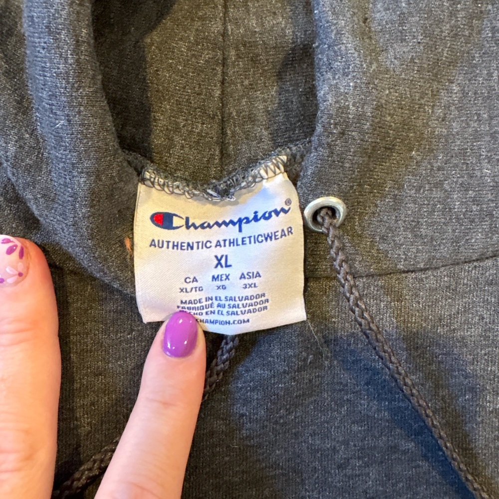 Champion Dark Gray Penn Hoodie - Picture 2 of 2